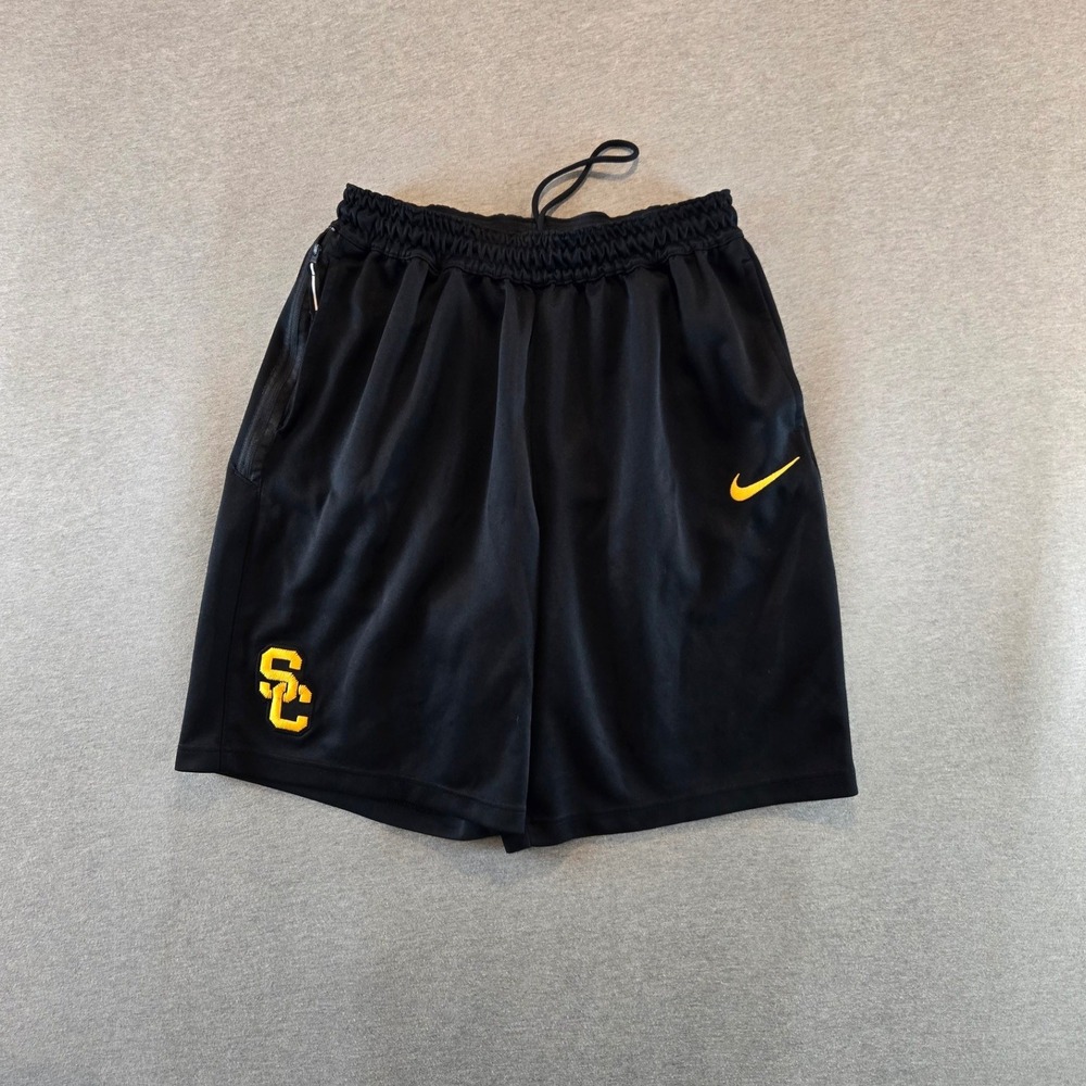 Nike USC Trojans Practice Shorts Mens XL Black Dri-FIT CD1926-010 Collegiate
